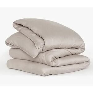 Buffy Duvet Cover Breeze Eucalyptus Full Queen Light Grey NWT